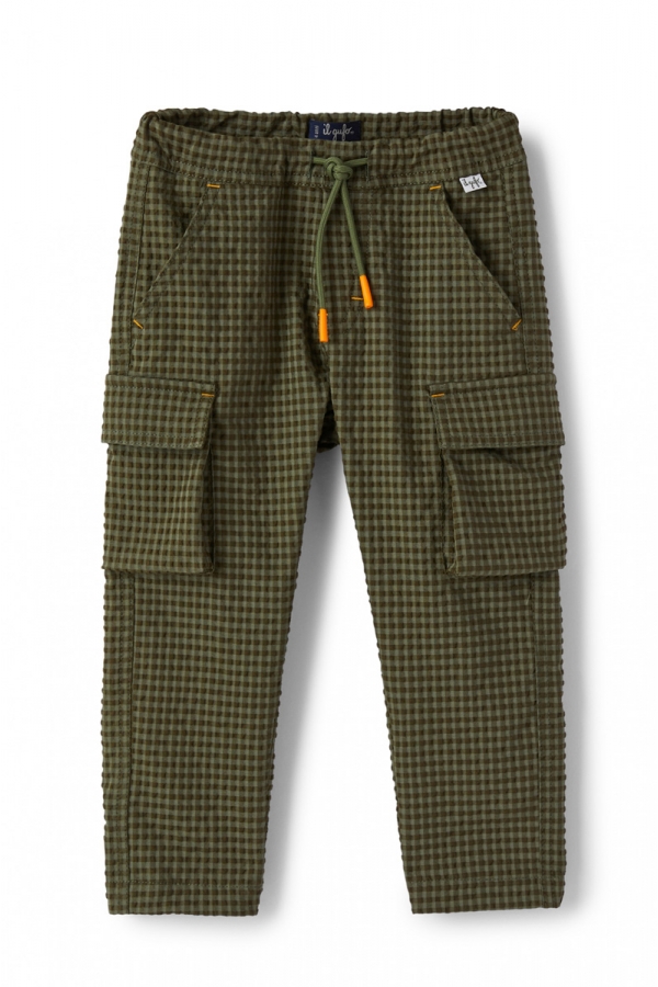 IL GRUFO GREEN ARMY TROUSERS