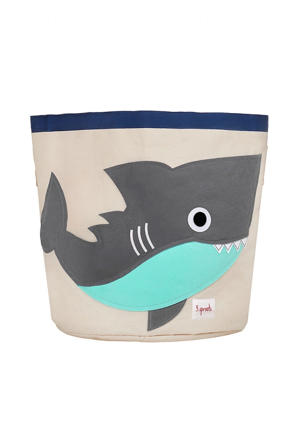 3 SPROUTS SHARK TOYS BASKET